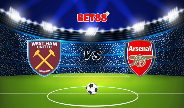 Soi kèo FUN88 trận đấu West Ham United vs Arsenal, 22h00 – 21/03