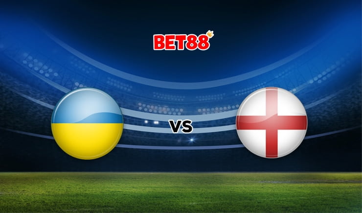 Soi kèo tỷ số M88 trận Ukraine vs Anh, 02h00 – 04/07