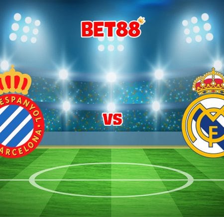 Soi kèo bóng đá FB88 trận Espanyol vs Real Madrid, 21h15 – 03/10