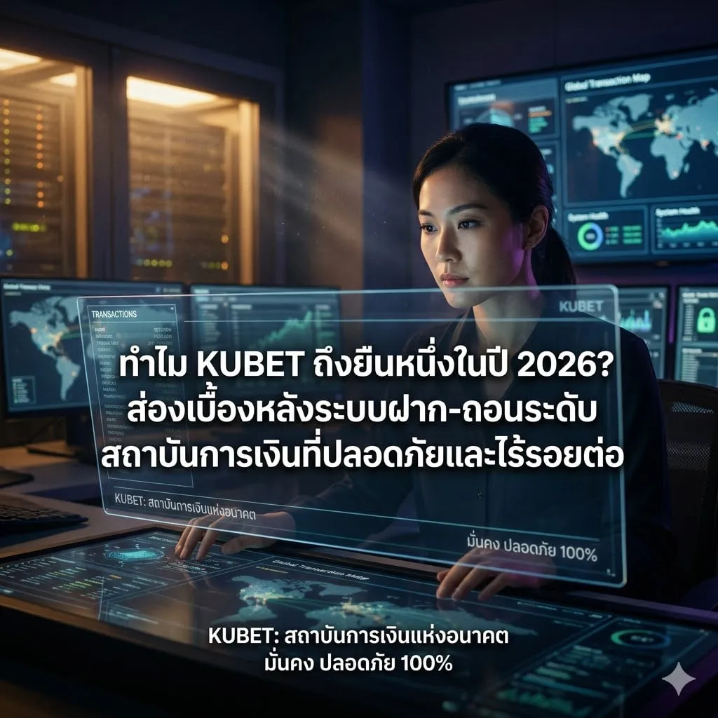 ทำไม KUBET ถึงยืนหนึ่งในปี 2026? ส่องเบื้องหลังระบบฝาก-ถอนระดับสถาบันการเงินที่ปลอดภัยและไร้รอยต่อ