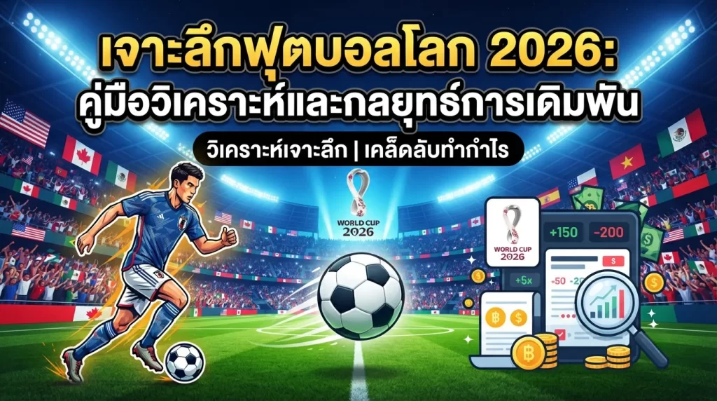 เจาะลึกฟุตบอลโลก 2026: คู่มือวิเคราะห์และกลยุทธ์การเดิมพัน